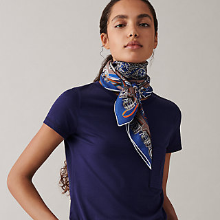 Sous l'Egide de Mars wash scarf 90 | Hermès Australia